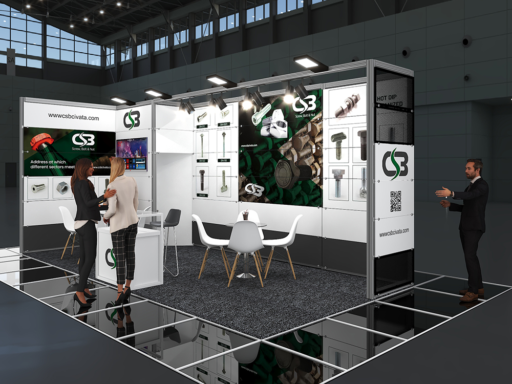  MAXILIGHT / MAXIMA EXPO STAND | MESSE STUTTGART - 19,5m²